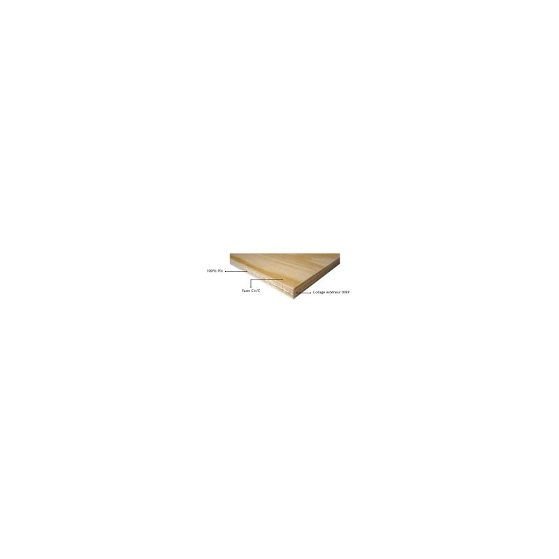 Contreplaqué Pin (intérieur) — 2500x1250mm