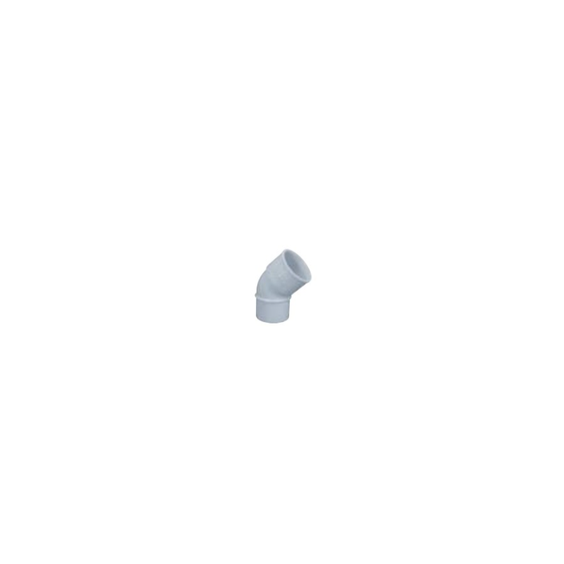 Raccord PVC mâle/femelle — coude 45°