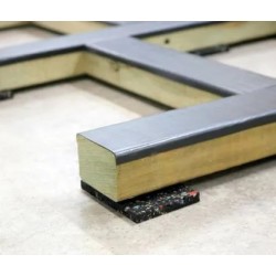 Appui lambourde caoutchouc ESSENTIEL bois X48