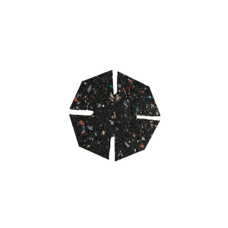 Gomme acoustique pour plots de terrasse sur dalle