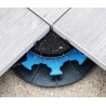 Gomme acoustique pour plots de terrasse sur dalle