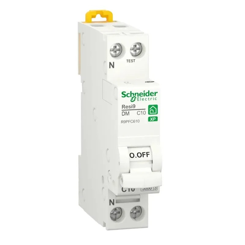 Resi9 - 10A - disjoncteur modulaire - 1P+N - courbe C - peignable