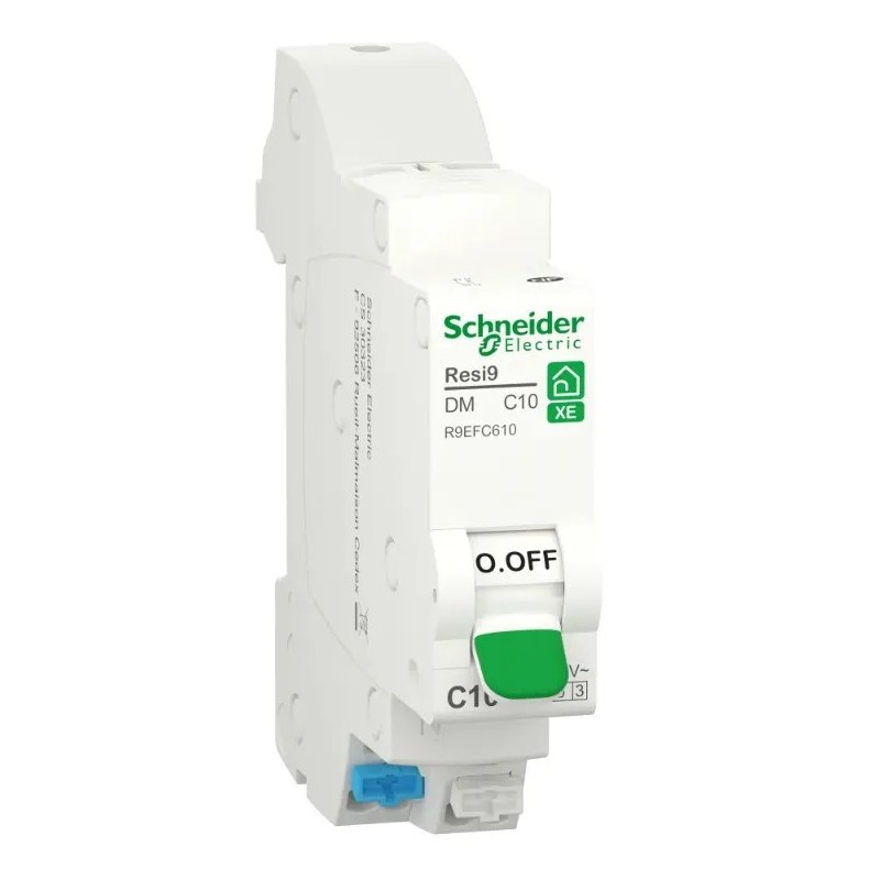 Resi9 - 10A - disjoncteur modulaire - 1P+N - courbe C - EMBROCHABLE