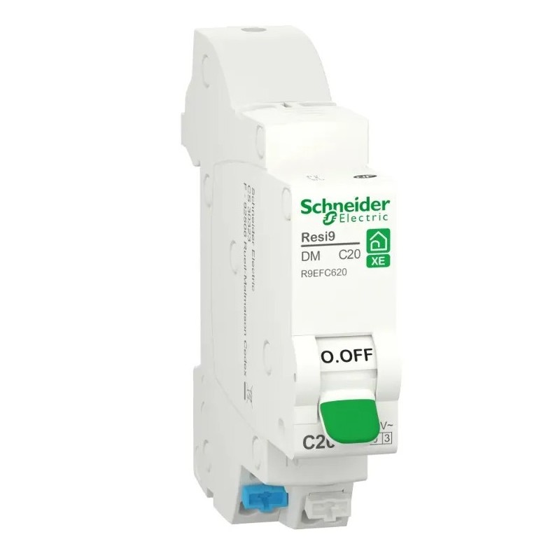Resi9 - 20A - disjoncteur modulaire - 1P+N - courbe C - EMBROCHABLE