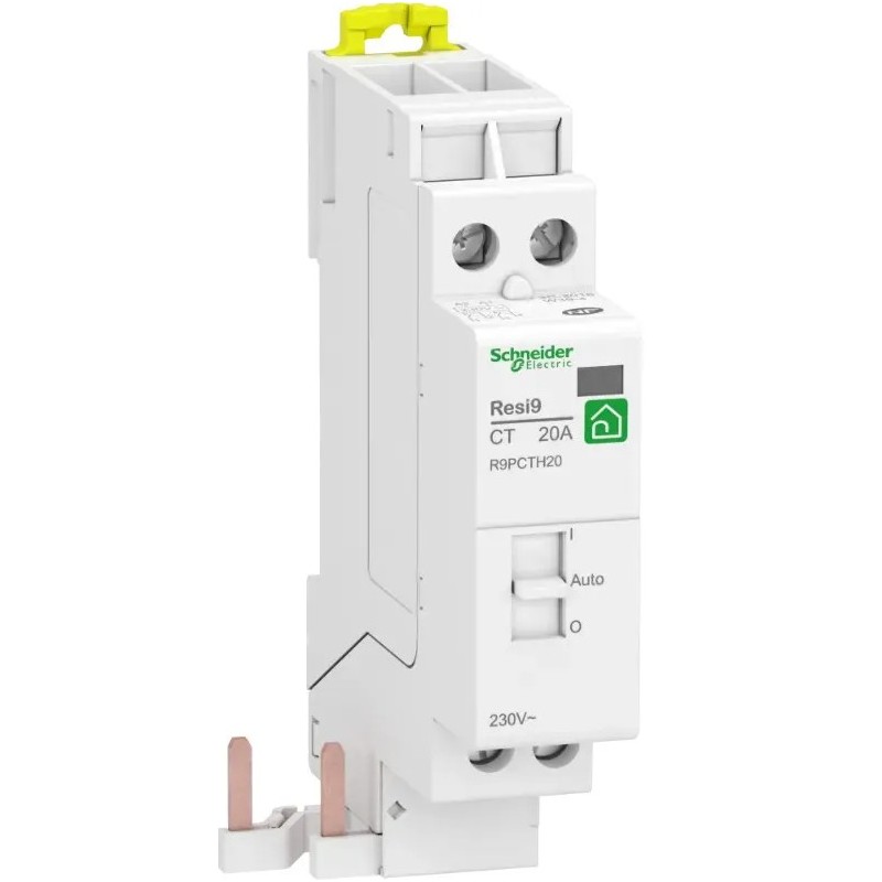 Resi9 - contacteur heures creuses - 2NO - 20A