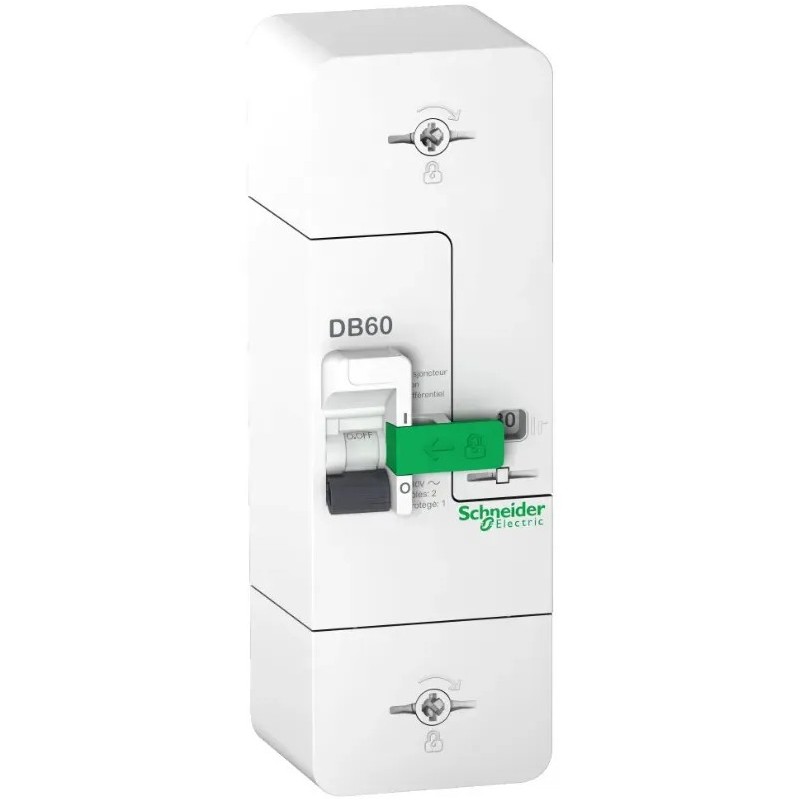 Resi9 DB60 - Disjoncteur Branchement - 1P+N - 60A fixe - non différentiel