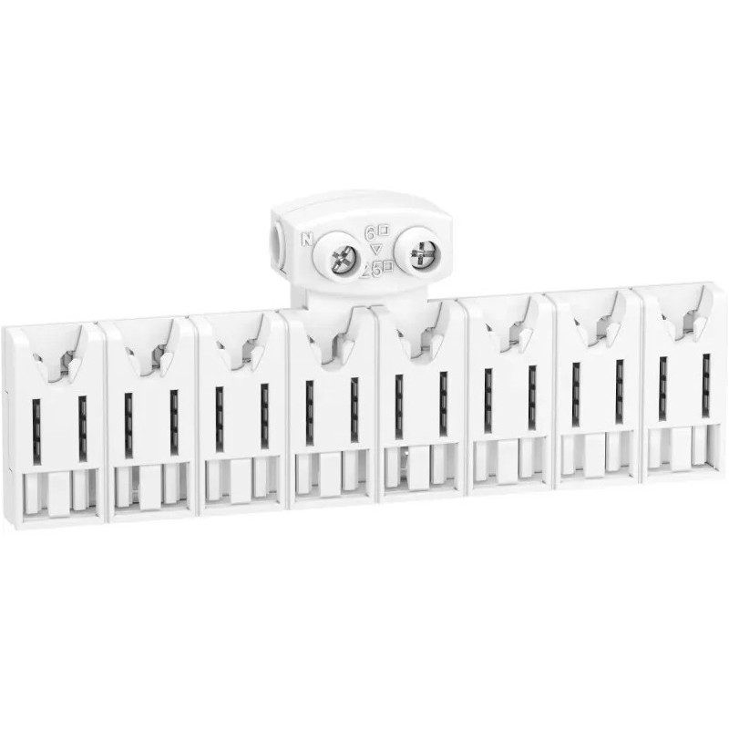 Resi9 XE - répartiteur système embrochable - 8 modules - avec connecteur