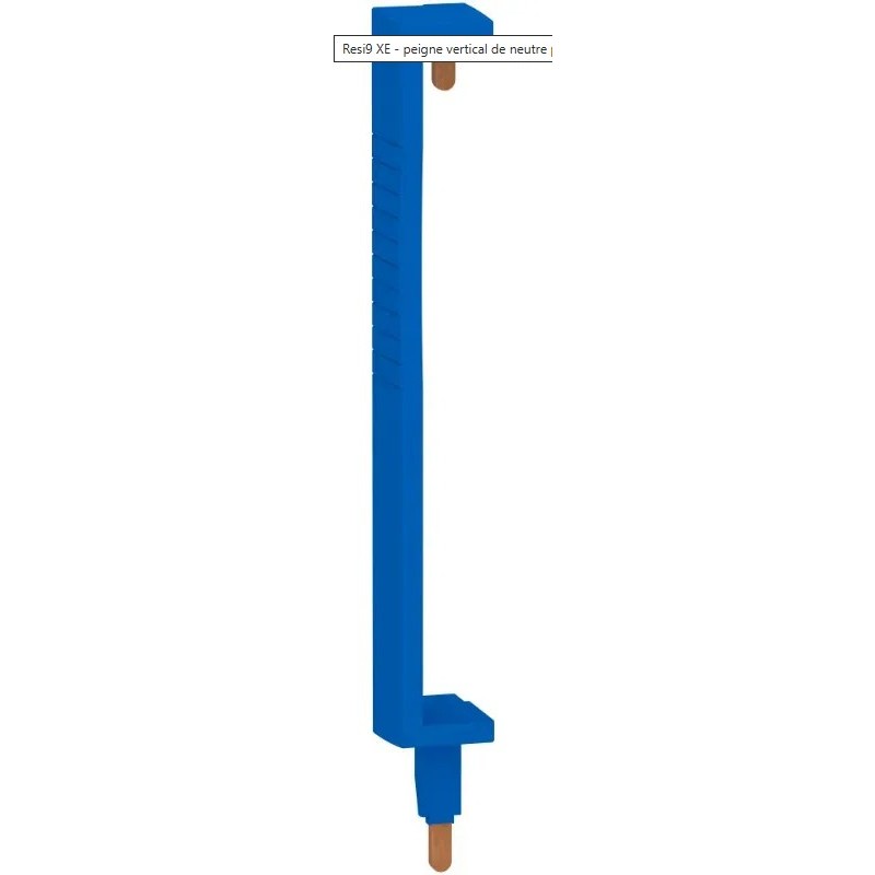 Resi9 XE - peigne vertical de neutre pour ID XE 25 à 63A - entraxe 150mm