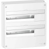 Resi9 - Coffret en saillie Blanc (RAL 9003)- 2 rangées de 18 modules