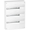 Resi9 - Coffret en saillie Blanc (RAL 9003)- 3 rangées de 18 modules