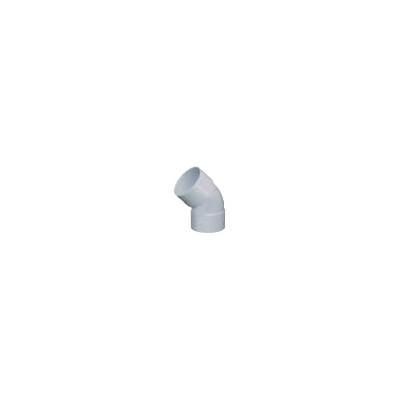 Raccord PVC femelle/femelle — coude 45°