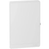 Resi9 - porte Styl blanche (RAL 9003) pour coffret 2 rangées de 13 modules