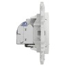 Odace 2025 - prise mixte RJ45 Cat.6 STP + TV - blanc craie