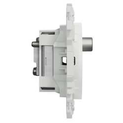 Odace 2025 - prise TV/FM/SAT - sorties coaxiales - blanc craie