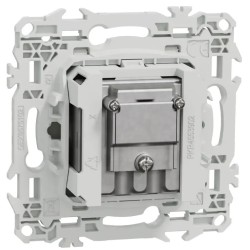 Odace 2025 - prise TV/FM - sorties coaxiales - blanc craie