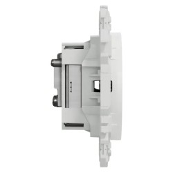 Odace 2025 - prise TV/FM - sorties coaxiales - blanc craie