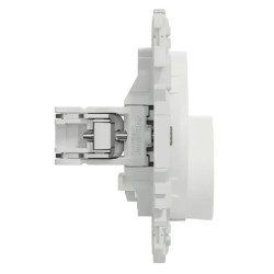 Odace 2025 - sortie de câble avec griffes - serre câble 6 à 12 mm² - blanc craie