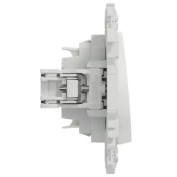 Odace 2025 - va-et-vient ou poussoir avec griffes - 10AX - blanc craie