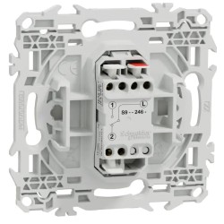 Odace 2025 - bouton-poussoir porte-étiquette - symbole carillon - blanc craie