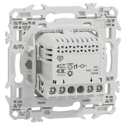 Odace 2025- détecteur présence et mouvement - 3 fils avec neutre - blanc craie