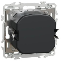 Odace 2025 - variateur de lumière universel 2 ou 3 fils - rotatif - blanc craie