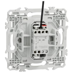 Odace 2025 - interrupteur à carte - LED localisation incluse - 10AX - blanc craie