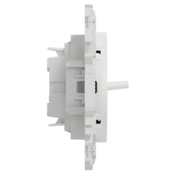 Odace 2025 - va-et-vient ou poussoir à levier - 10AX - blanc craie