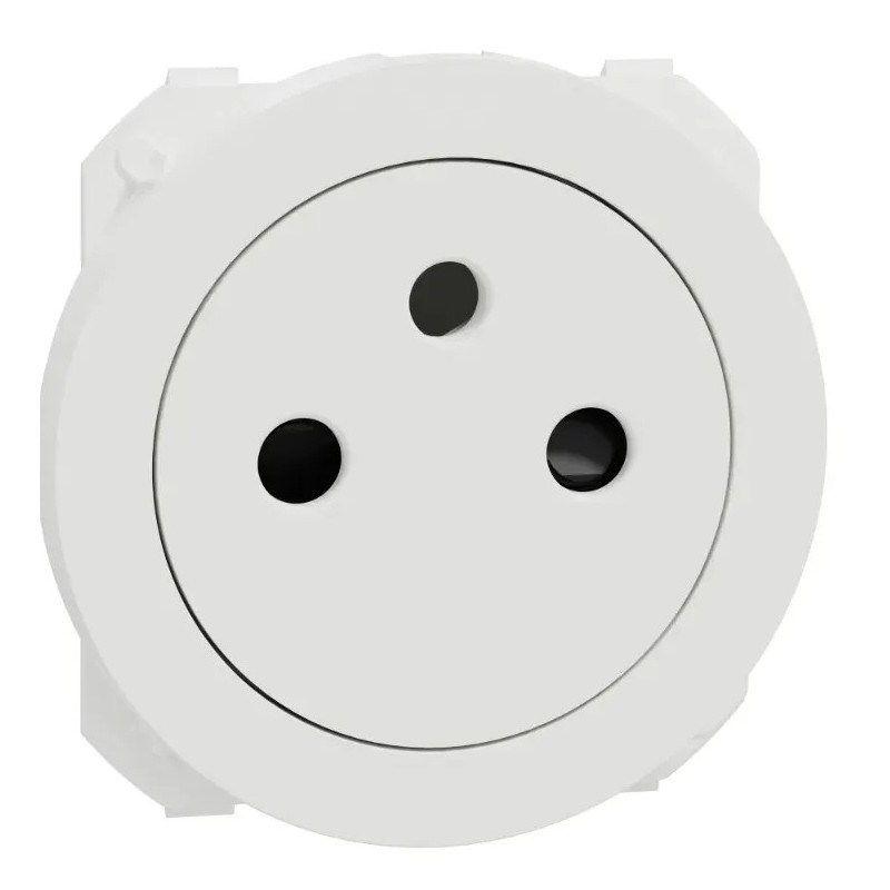 Odace - enjoliveur seul - pour prise affleurante - blanc RAL 9003 mat