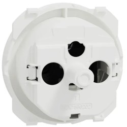 Odace - enjoliveur seul - pour prise affleurante - blanc RAL 9003 mat