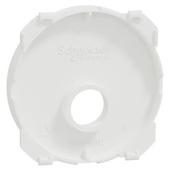 Odace - enjoliveur seul - pour prise TV simple mâle - blanc RAL 9003 mat