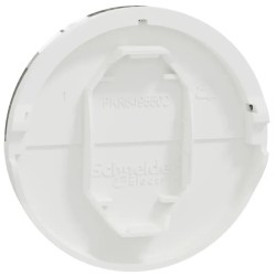 Odace 2025 - enjoliveur seul - pour bouton poussoir - porte-étiquette - blanc craie