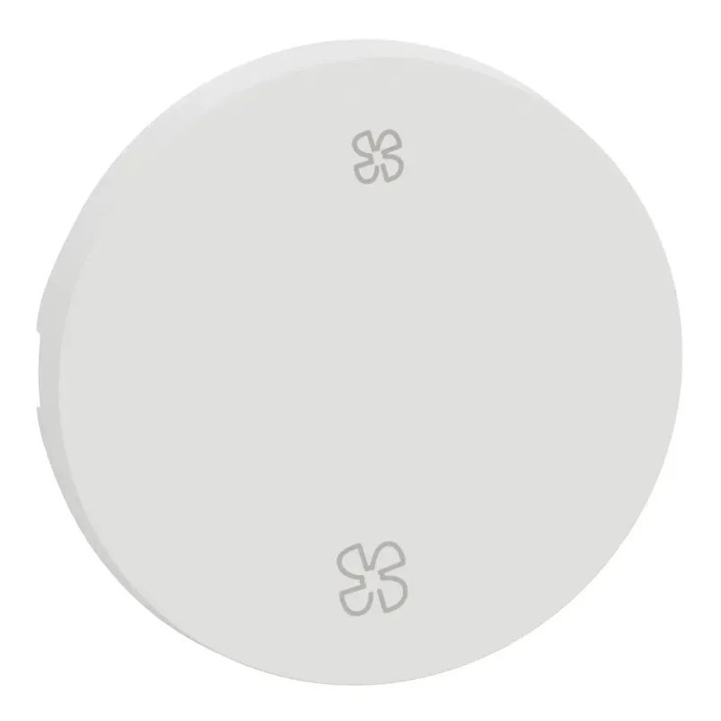 Odace 2025 - enjoliveur seul - pour va-et-vient ou poussoir - VMC - blanc craie