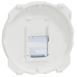 Odace 2025 - enjoliveur seul - pour prise RJ45 - blanc craie