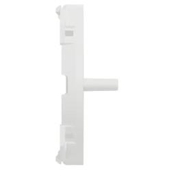 Odace 2025 - enjoliveur seul - pour double va et vient ou poussoir - ergonomie à levier - blanc RAL 9003 mat