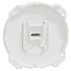 Odace 2025 - enjoliveur seul - pour va-et-vient ou poussoir à levier - blanc craie