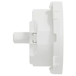 Odace 2025 - enjoliveur seul - pour équiper une prise affleurante combinée à un chargeur USB-C - blanc RAL 9003 mat