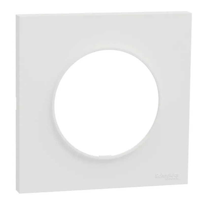 Odace Origine - plaque de finition 1 poste - couleur blanc