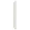 Odace Architecte - plaque de finition 1 poste - couleur Blanc craie