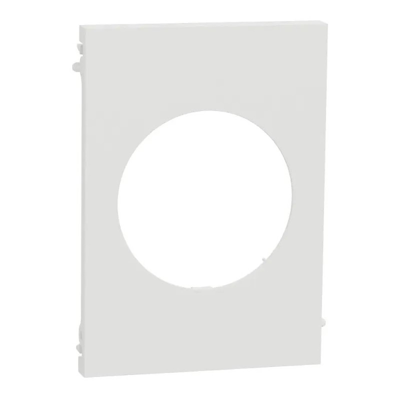 Odace Architecte - plaque de finition centrale - couleur Blanc craie