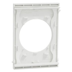 Odace Architecte - plaque de finition centrale - couleur Blanc craie