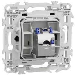 Odace 2025 - prise RJ45 - Cat6A STP grade 3TV - noir onyx