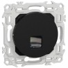 Odace 2025 - prise RJ45 - Cat6 UTP grade 1 à 2 - noir onyx