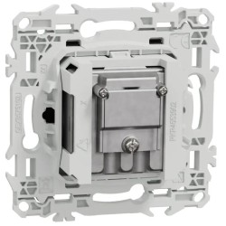 Odace 2025 - prise TV/FM/SAT - sorties coaxiales - noir onyx