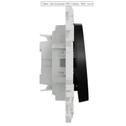 Odace 2025 - inter ou poussoir VMC 2 vitesses - 10AX - noir onyx
