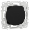 Odace 2025 - obturateur - perçage possible de l'enjoliveur pour sortie de câble - cache peinture - noir RAL 9005 mat