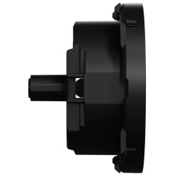 Odace 2025 - enjoliveur seul - pour prise affleurante - noir RAL 9005 mat - pour équiper S980052 ou en remplacement sur S940052