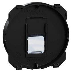 Odace 2025 - enjoliveur seul - pour prise RJ45 - noir onyx