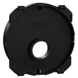 Odace 2025 - enjoliveur seul - pour prise TV simple mâle - noir RAL 9005 mat