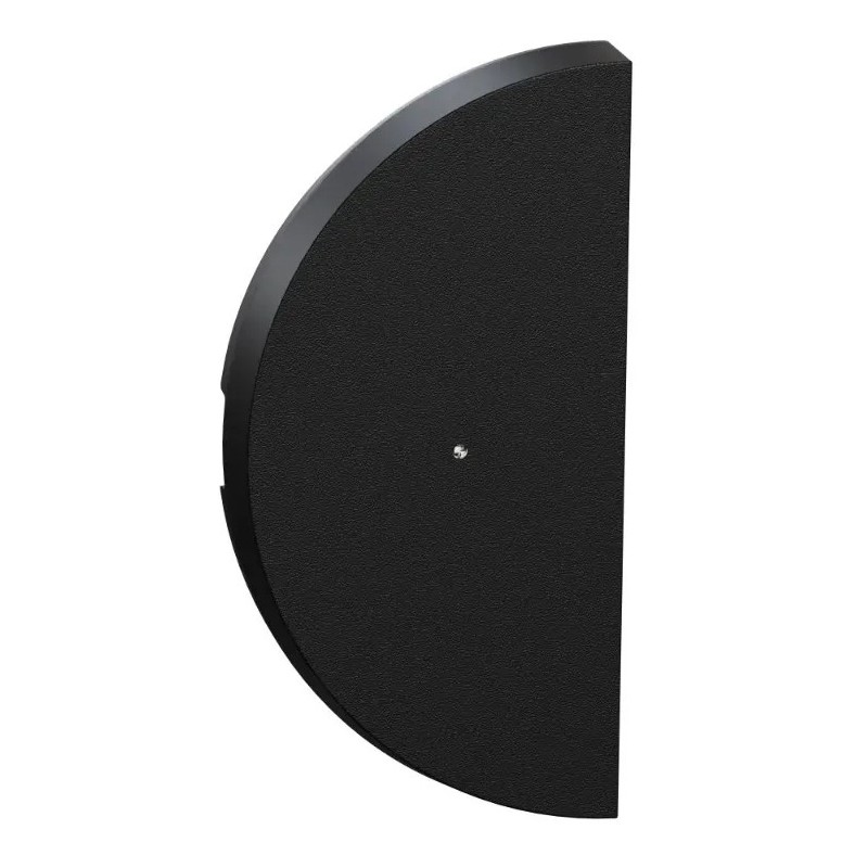 Odace 2025 - demi-enjoliveur seul à voyant - pour double VV ou poussoir - noir onyx