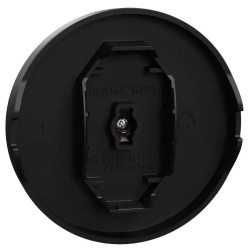 Odace 2025 - enjoliveur seul à voyant - pour va-et-vient ou poussoir - noir onyx